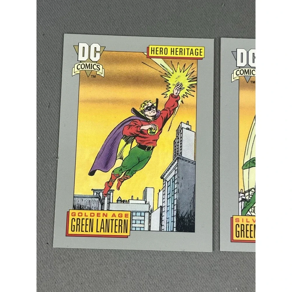 1991 DC Comic Cards GREEN LANTERN Hero Heritage Set Of 3